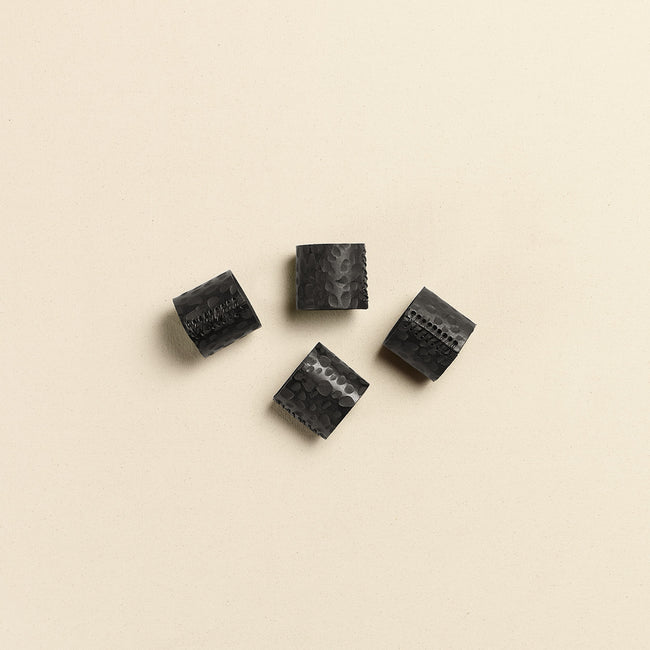 Leather Napkin Rings - Set of 4