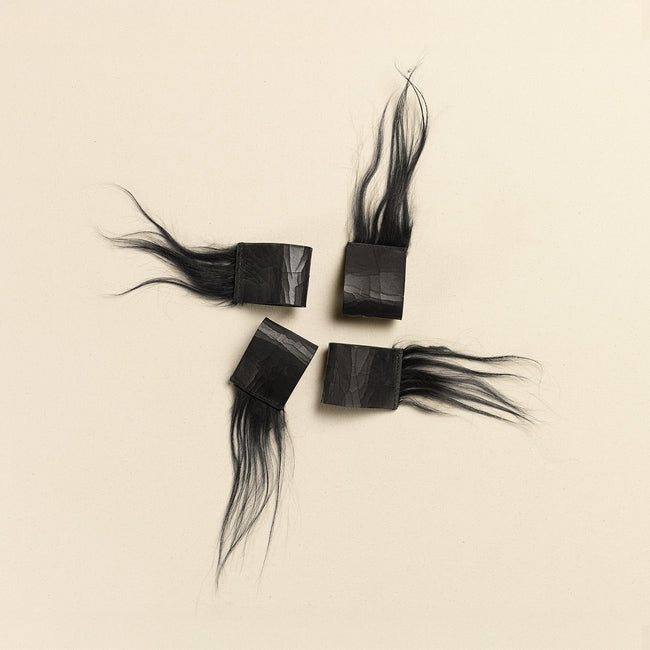 Leather Napkin Rings - Set of 4