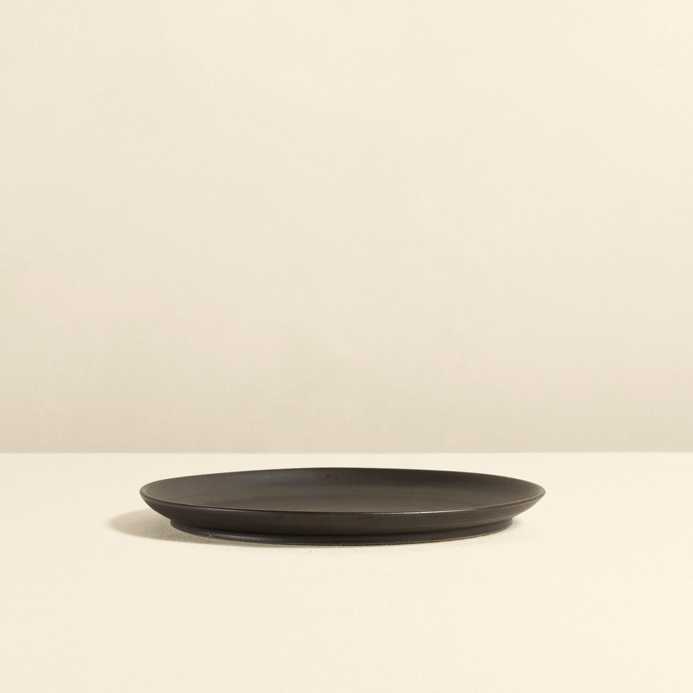 Stoneware Plate in Charcoal 11"