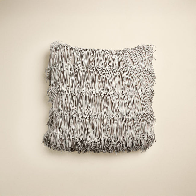 Fringe Suede Pillow