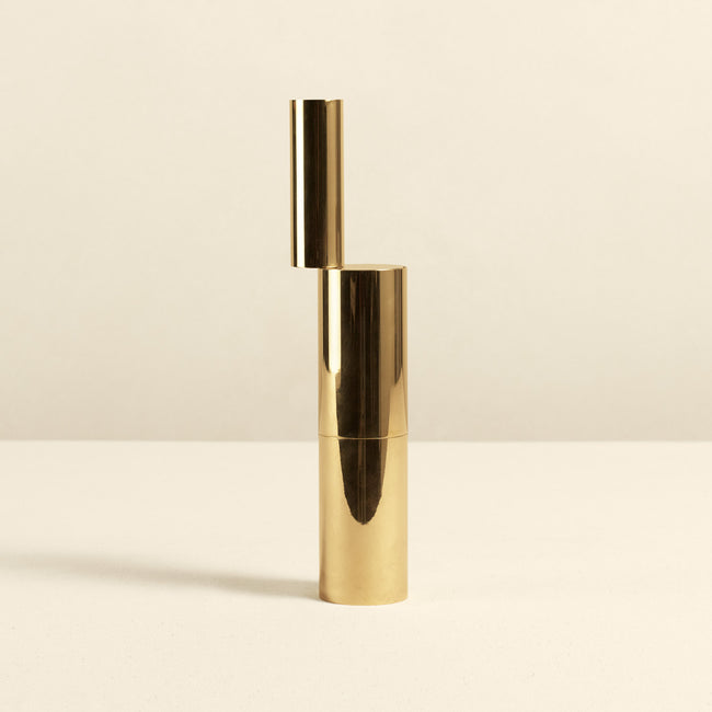 Coffee Grinder, Polished Brass