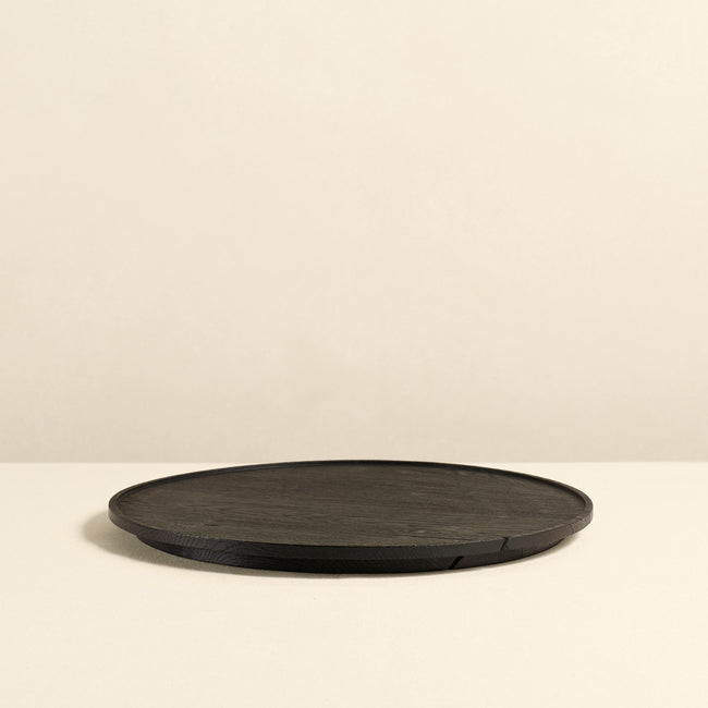 English Oak Tray, Round