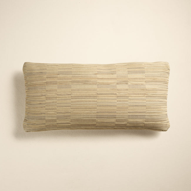 Leather & Suede Woven Pillow