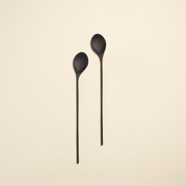 Cherry Wood Spoons - Set of 2
