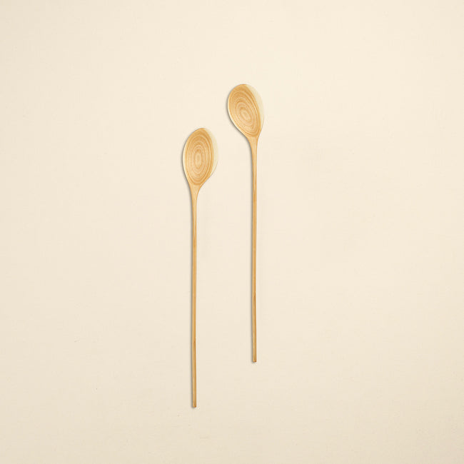 Cherry Wood Spoons - Set of 2