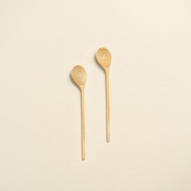 Cherry Wood Spoons - Set of 2